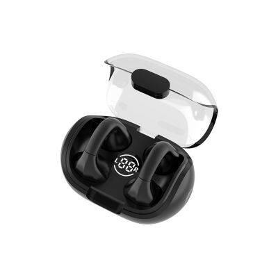 Tws true wireless Bluetooth v5.3 Earbuds Bone conduction earphone Ear clip earbuds with storage power display