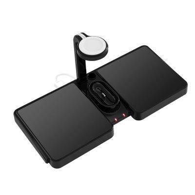 Wholesale 3 in 1 Wireless Charger Fast Charging Multi-function Mobile Phone Wireless Charger With Usb Port photo-2