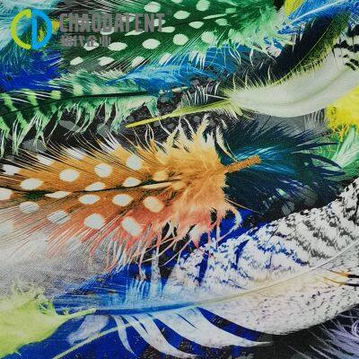 Brushed Printed 190T 100%OCEAN Recycled Polyester Pongee Fabric for Shopping Bags Umbrellas Luggage photo-3