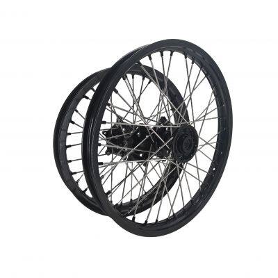 High quality hot selling black aluminum alloy motorcycle wheels, customizable service available