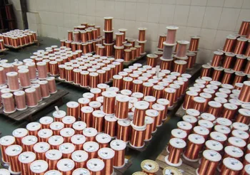 White Reel Wound High Solderability Family Insulating Wire 130/155 Class Polyester Enamelled Aluminium Round Wire Magnet photo-4