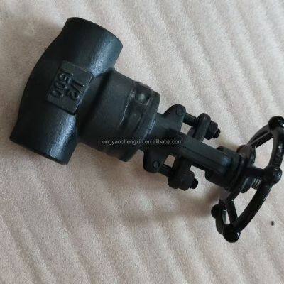 Hot Sell API 602 A105 Carbon Steel Outside Stem Gate Valve Dn50 Class 800 Flange Model J61H CHX Low Temperature Water photo-4