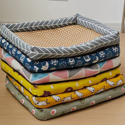 Hot Wholesale Pet Product Warm Plush Cotton Pet Kennel Dog Cat Bed