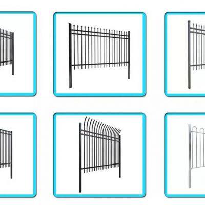 Decorative Tubular Aluminum Wrought Iron Fence for Garden Landscaping photo-4