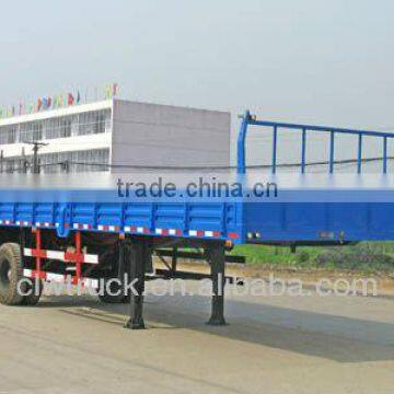 Factory supply cheap one axle cargo semi trailer in Peru