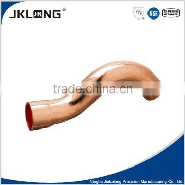 copper half crossover with UPC NSF and SABS P-trap suction line long radius