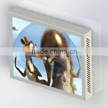 15 led monitor usb display led advertising panel video loop retail store video player led commercial advertising display screen