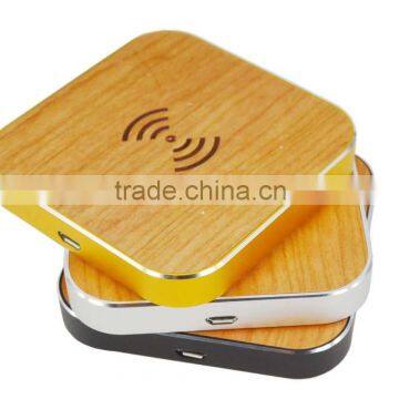 Single charging wooden wireless transmitter /qi wireless charger