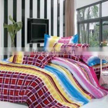 colorful pigment printing bedroom set made in china