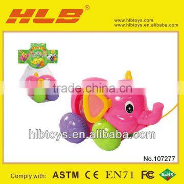 Pull string Animal Toys,Lovely elephant Pull Line Toy