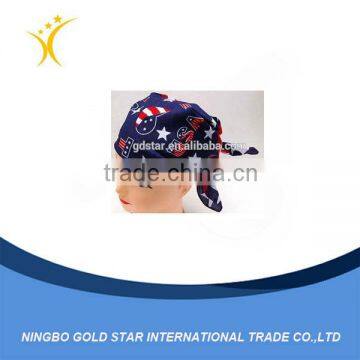 USA flag cotton visor headband caps bandana hat