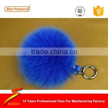 STABILE Customized Fur Hat Patterns raccoon pompom blue fur ball