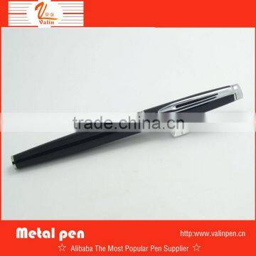 2014 Elegant Black Office Gel Ink Pen with logo