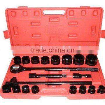 3/4" drive 21pcs automotive products box socket set