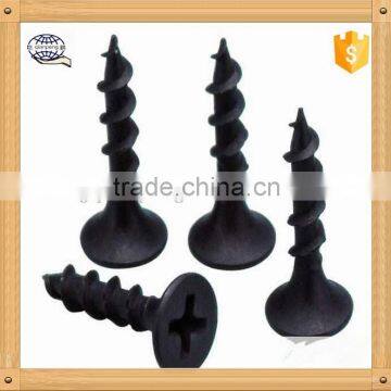 China supplier,screw manufacturer,high quality flat head black phosphate drywall screw