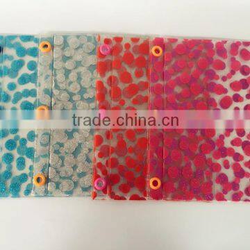 dot design custom plastic PVC pencil bag for school&office