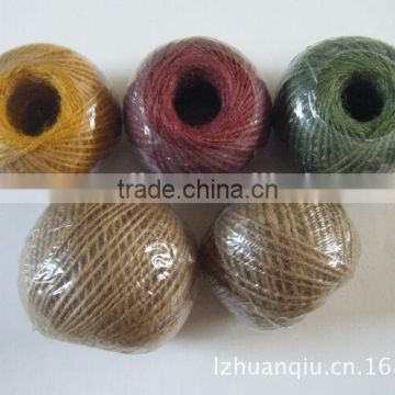 100/Rope 2ply Natural Jute Cord String Decorative Twisted Color for Crafts