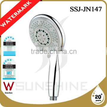 Bathroom hand shower, rainfall chrome shower head with watermark