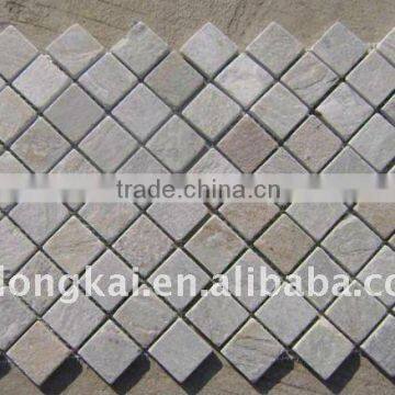 split face stone mosaic tile