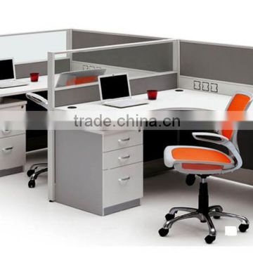 Factory customer customize modern 2 person panel office partition ( SZ-WS016)