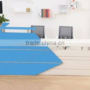 Simple Office Reception Desk Counter Tufted Reception Desk Design (SZ-RTB012-1)