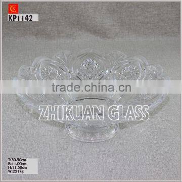 8"clear glass plate with flower design products from verified China Glass Plate manufacturers