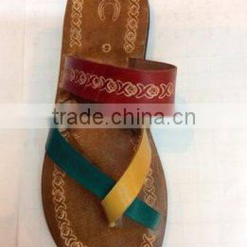 Dobbytex 1006 Fancy Handmade African Men Leather sandals Hmong/Mien/Miao/Summer