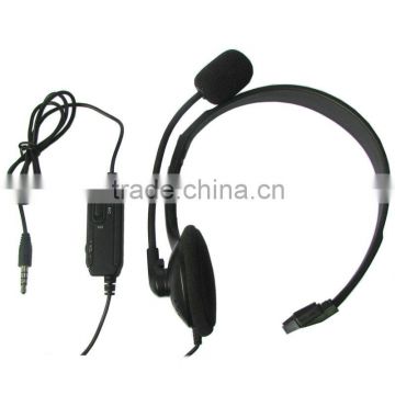 Wired Gaming Headset Earphone for PS4 with Mic and Volume Control