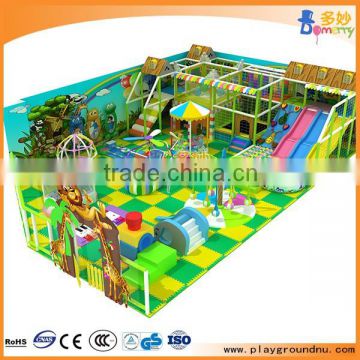 electric soft playground with water bed carousel water slide