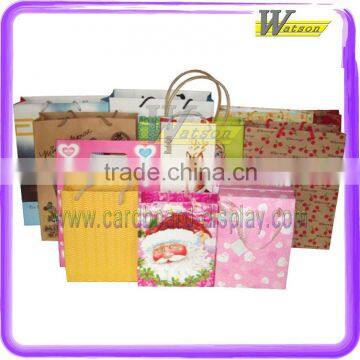 Various kinds of paper giveaway bags with customized printing