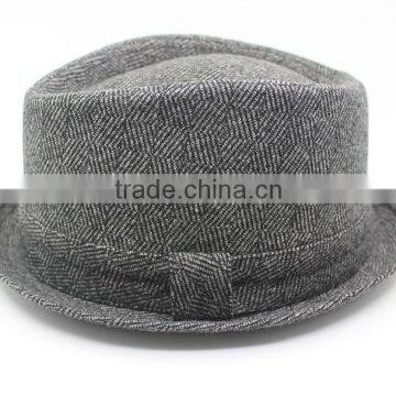Custom Made Wool Felt Fedora Hat photo-3