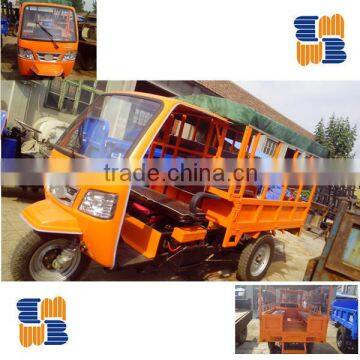 10hp/12hp Diesel driving tricycles 8-10 passengers use/cargo use for Africa market hot sell in 2014