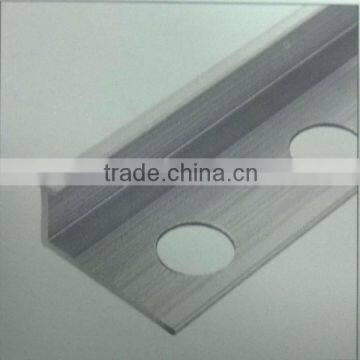 aluminum tile trim,aluminum extrusion,	powder coated and machining