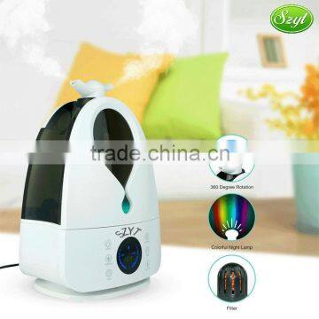 Cool Mist Home Ultrasonic Cool Mist Humidifier withDual Mist Outlet Constant Humidity Setting 2.3 Gallon output per day