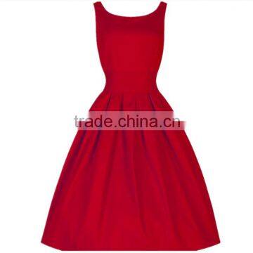 sleeveless pleated dress candy color dresses princess dresses