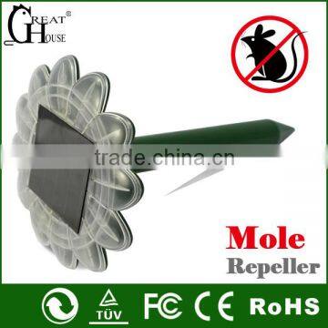 2014 New china products for sale solar mole repeller with beautiful sunflower shape GH-316E