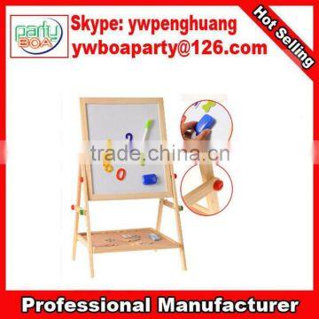 Promotional Advertising Wooden Kids Blackboard Double-sided Magnetic Black Board photo-4