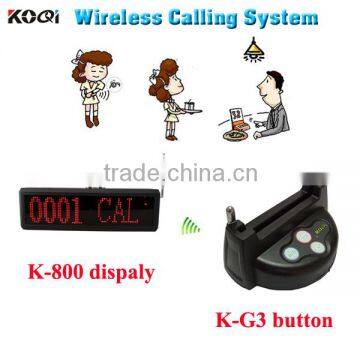 alarm system wireless equipment for restaurant calling service with factory price