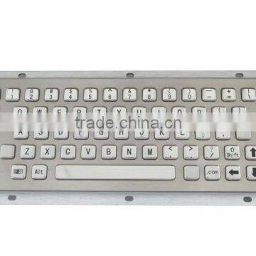 Water Proof Kiosk Metal Keyboard , USB Arabic Keyboard