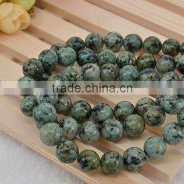 Loose Gemstone Beads African Turquoise 4mm to 14 mm Round Beads for Jewelry Making photo-3