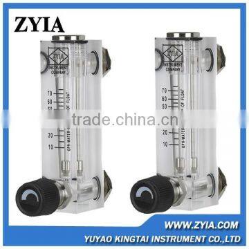 LZM-6T SS panel acrylic flowmeter liquid control flow meter