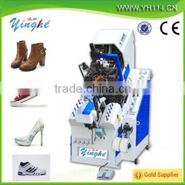 Full-automatic nine-claw oil press toe lasting mahcine with hot melt for high-heeled shoes,sneakers,plimsolls,canvas shoes,leath