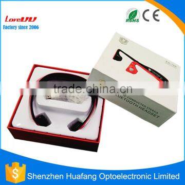 2015 Factory seller new bluetooth headset bone conduction wireless stereo headphone