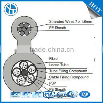 FRP Strength member Figure 8 overhead 96 core fibre optics cable for telecommunication