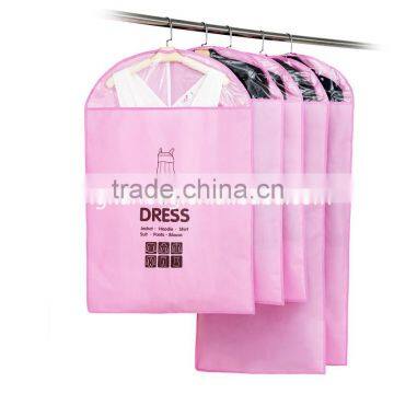 2015 non woven factory suit bag, suit cover, garment cover