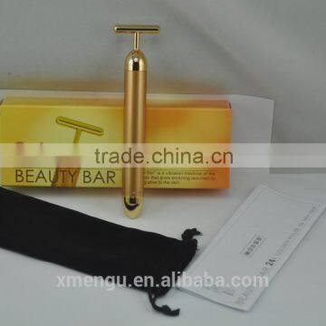 Korean Beauty Instrument Beauty Bar with Golden Box 24k Gold Facial Beauty Bar for Skin Care