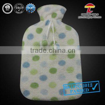 AZO 2000ml hot water bag cover little balls with ponpoms