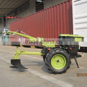 zubr mini tractor, SH101-2 chassis with plough, rotoary clutivator, trailer