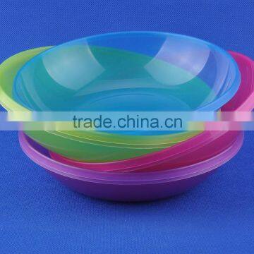 Big plastic candy box and salad bowl without lid