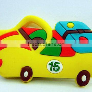 Soft PVC Fridge Magnets for Kids Vehicle Magnets